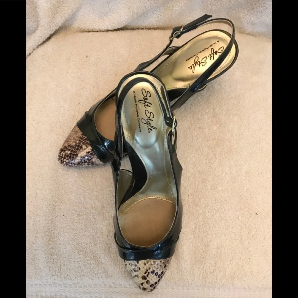 Hush Puppies Co Soft Style Green & Cream Sandal - Picture 7 of 11